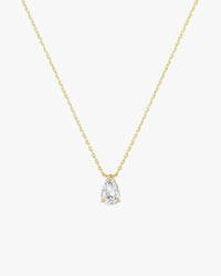 Iriss Necklace Pear - Gold - AYUNA