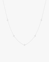 Loria Necklace Multi - Silver - AYUNA