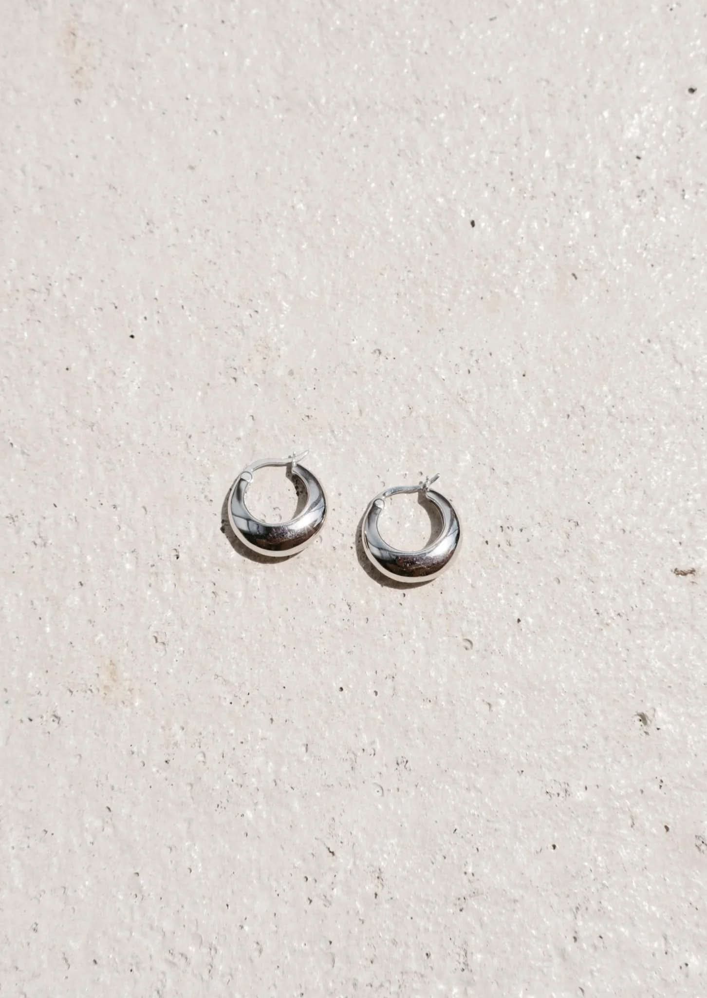 Madison Hoops - Silver - AYUNA