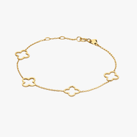 Multi Hollow Clover Bracelet - AYUNA