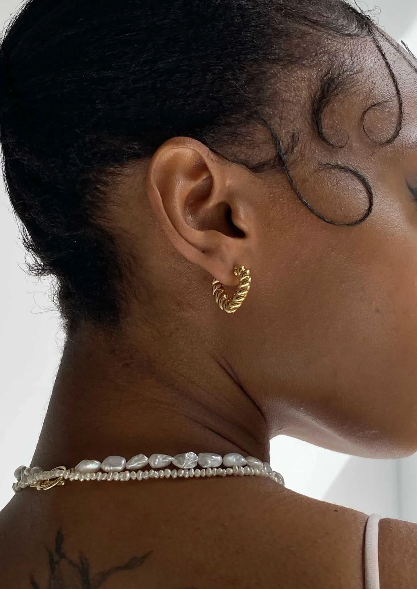 Rita Hoops - Gold - AYUNA