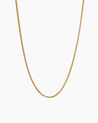 Rounded Box Chain Necklace - AYUNA
