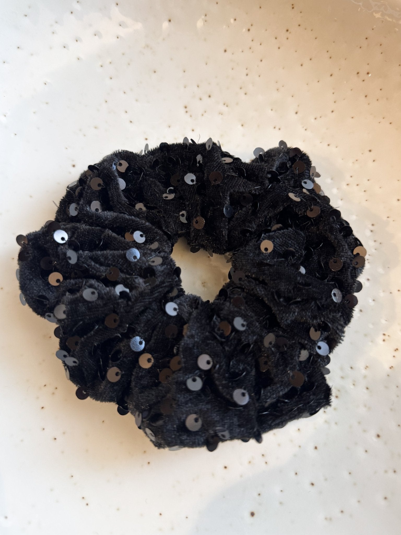 Scrunchie Glam Black