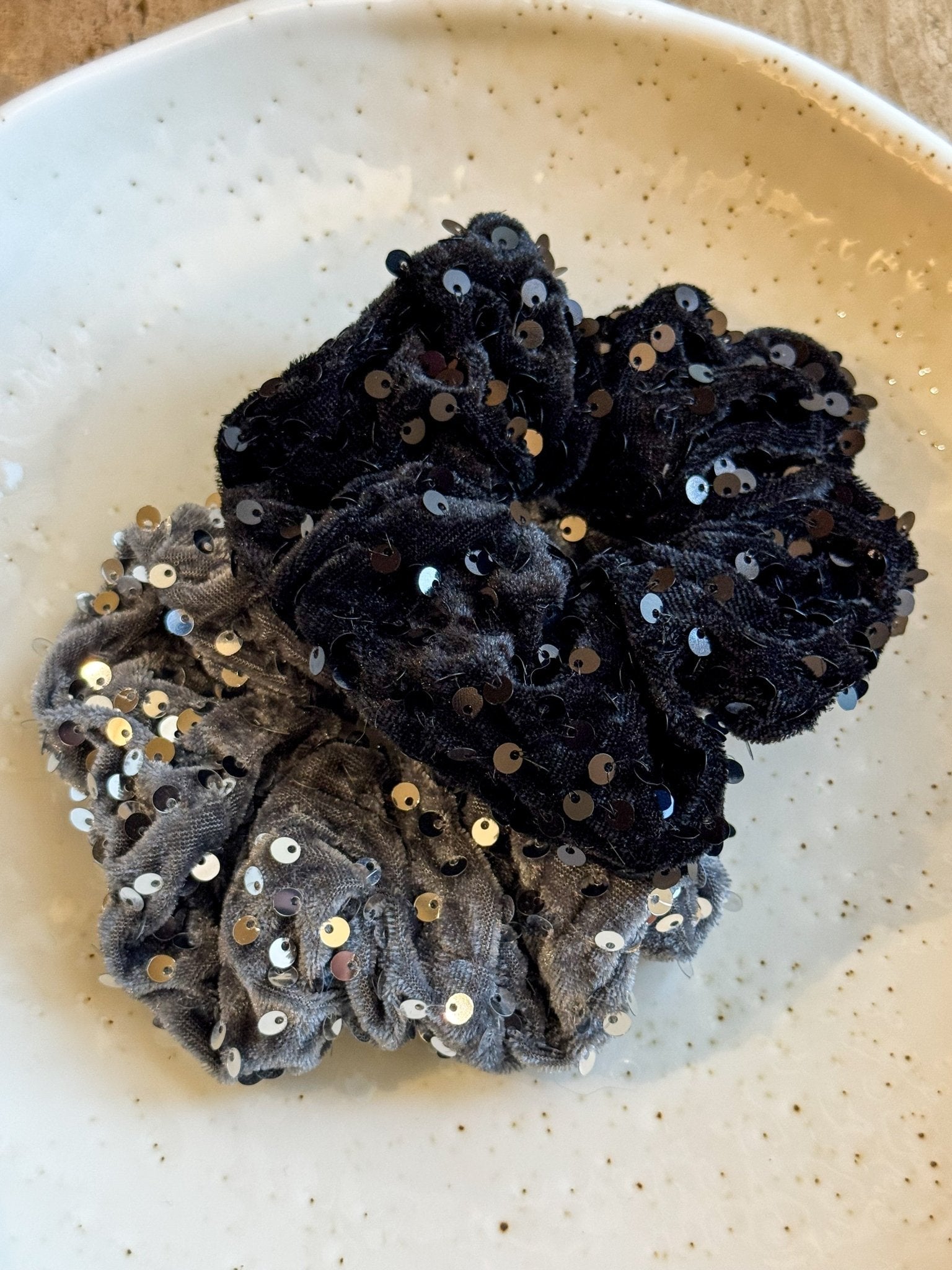 Scrunchie Glam Black