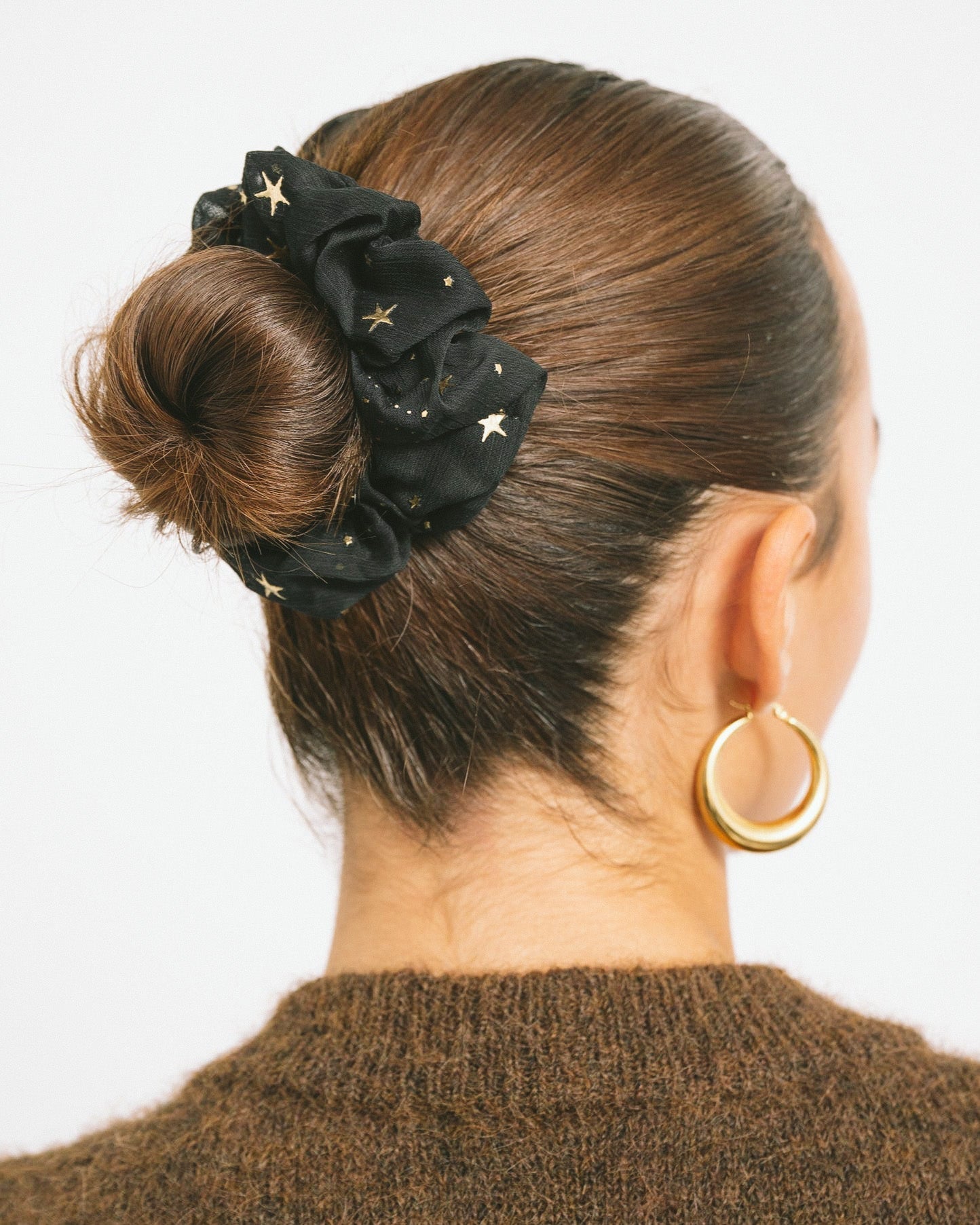 Scrunchie Starry Black