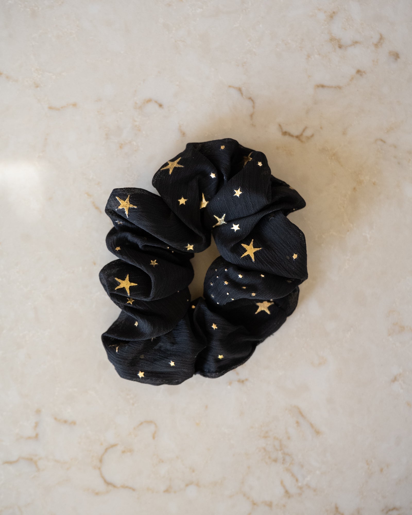 Scrunchie Starry Black