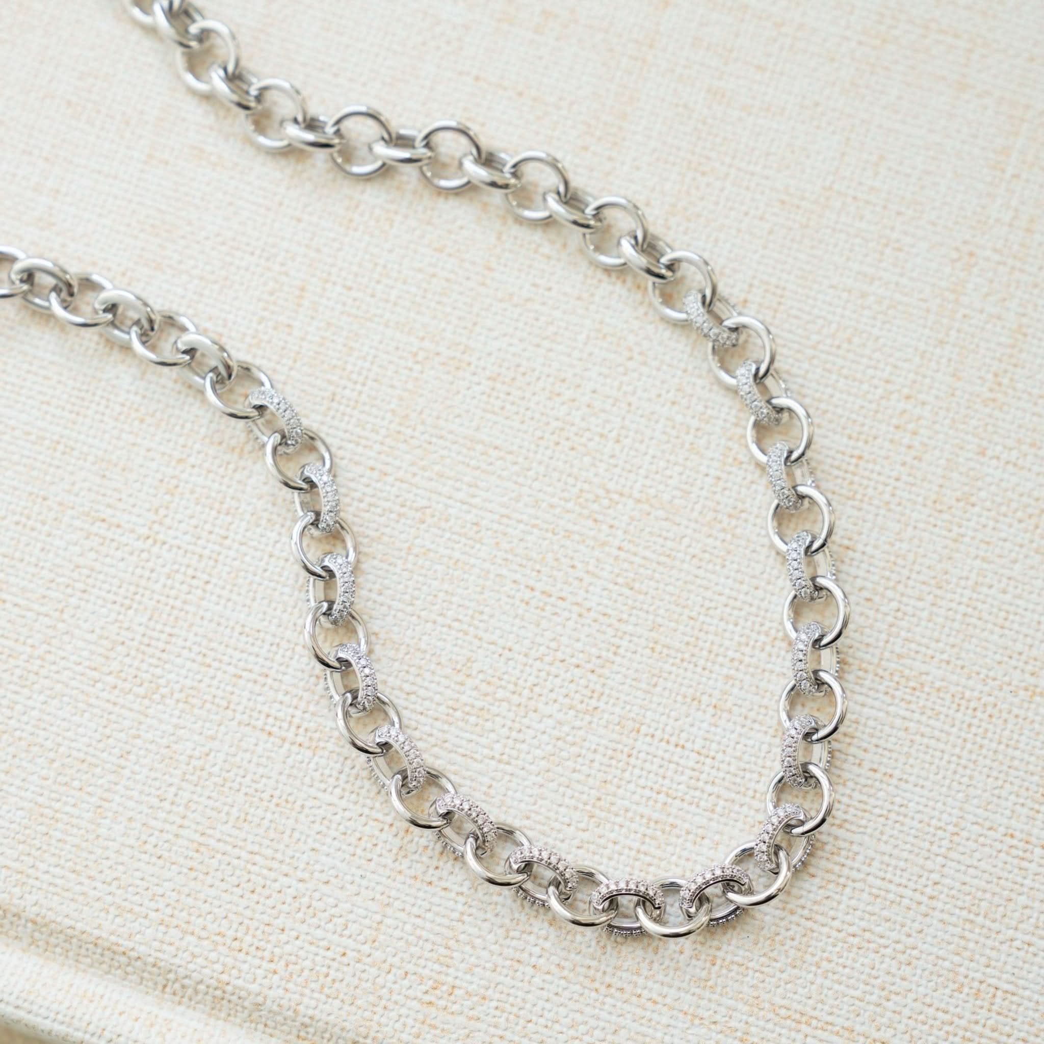 Statement Pavé Necklace - AYUNA