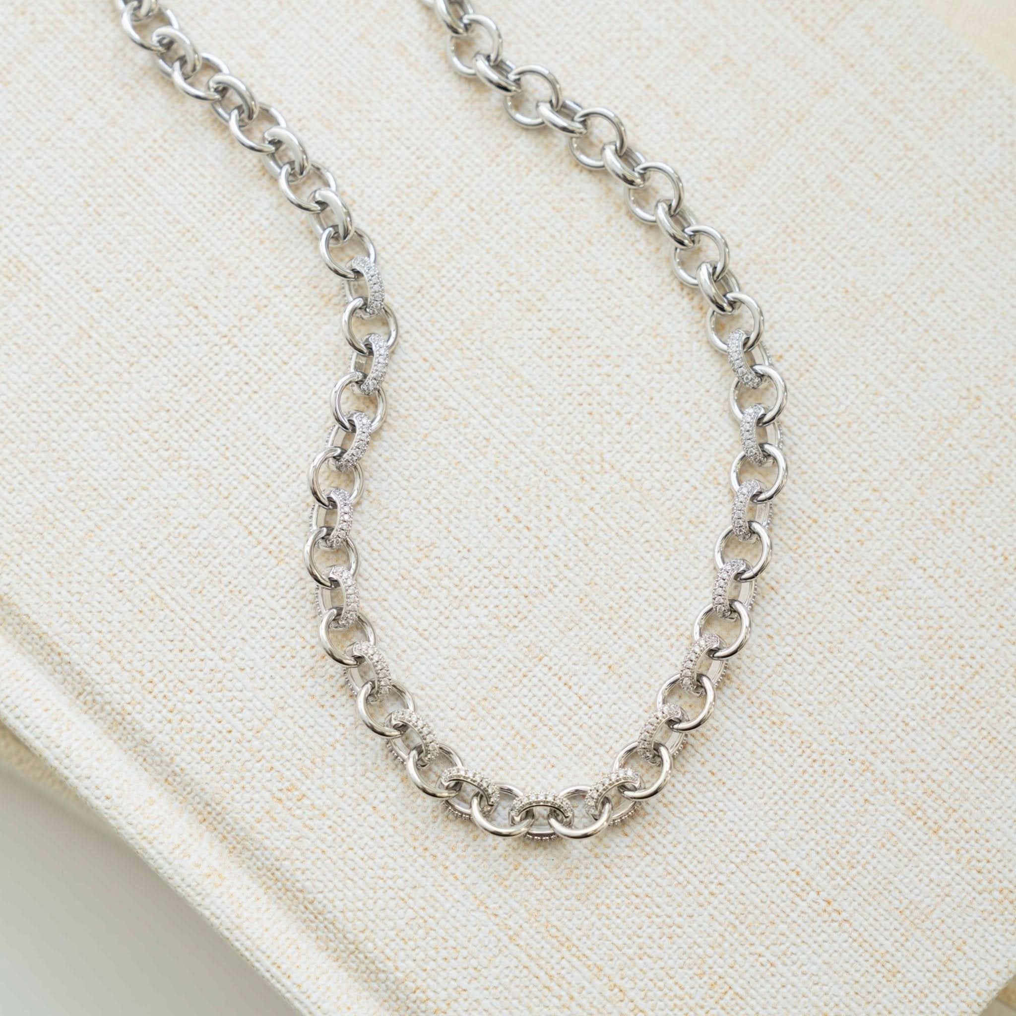 Statement Pavé Necklace - AYUNA