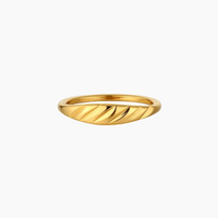 Thin Croissant Ring - AYUNA