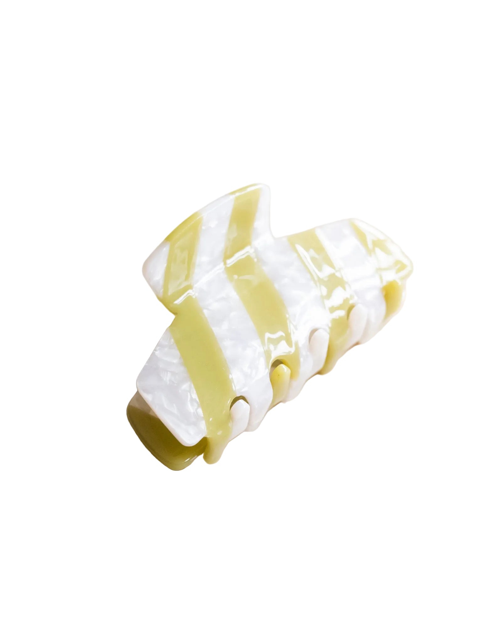 TILTIL Claw Clip Matcha Stripe Green