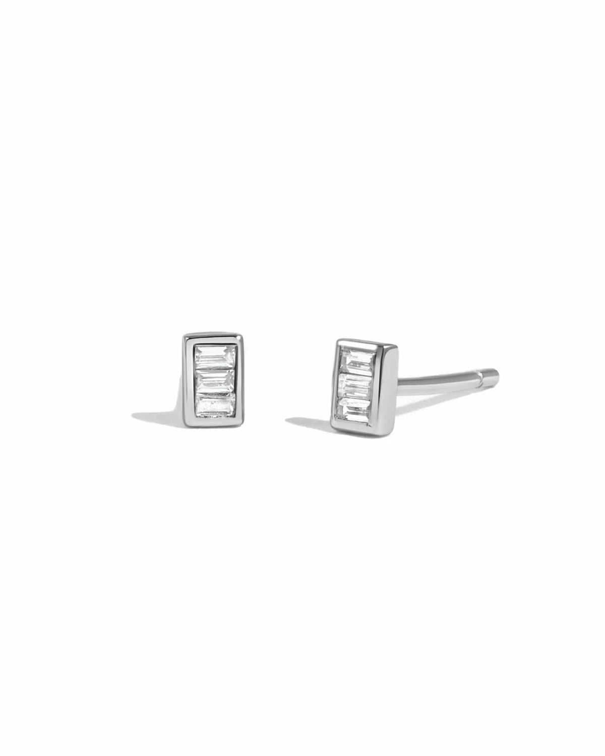 Tiny Baguette Studs - AYUNA