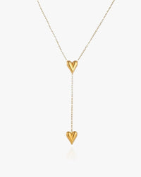 Y Shape Heart Necklace - AYUNA
